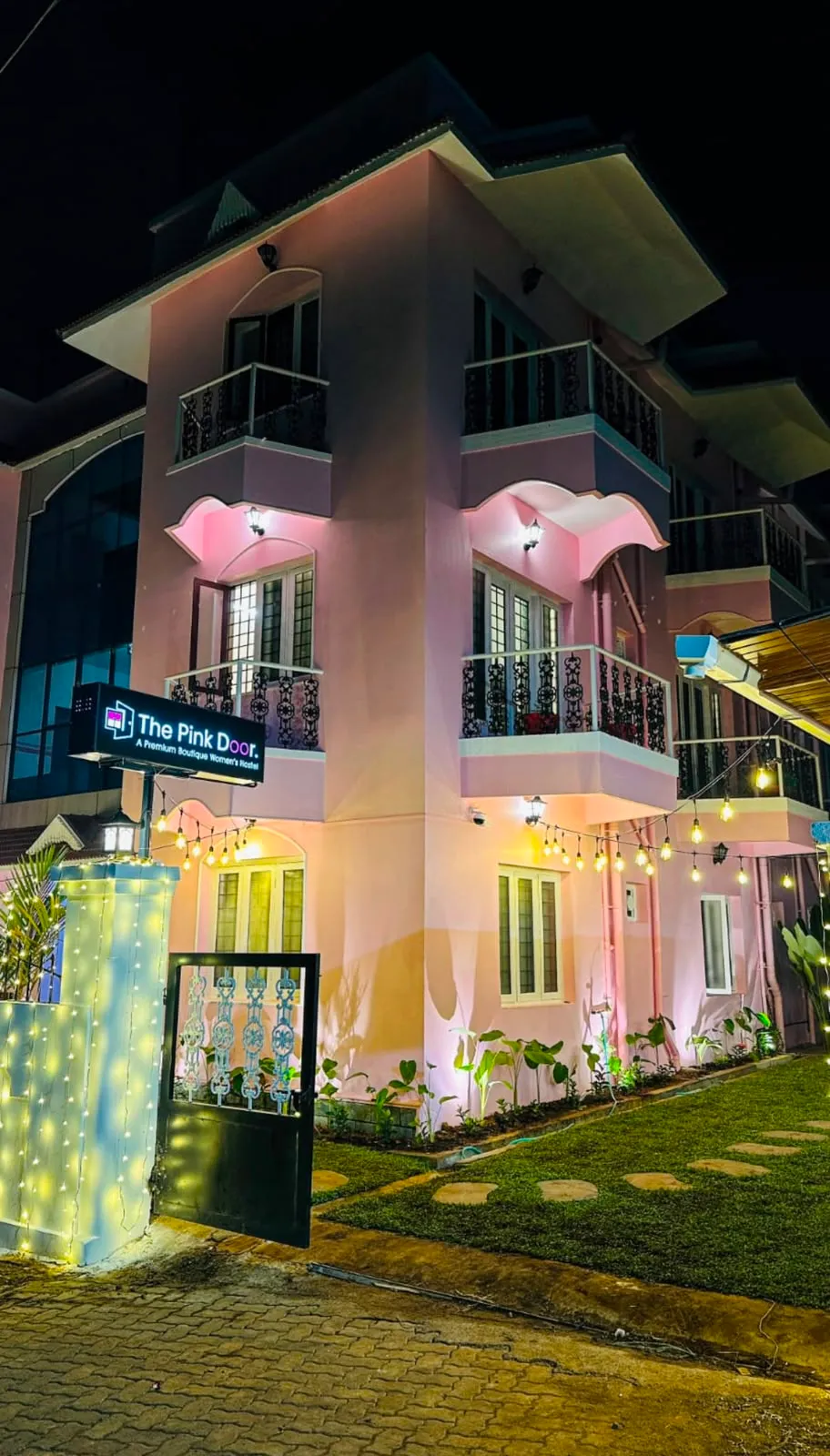 THE PINK DOOR